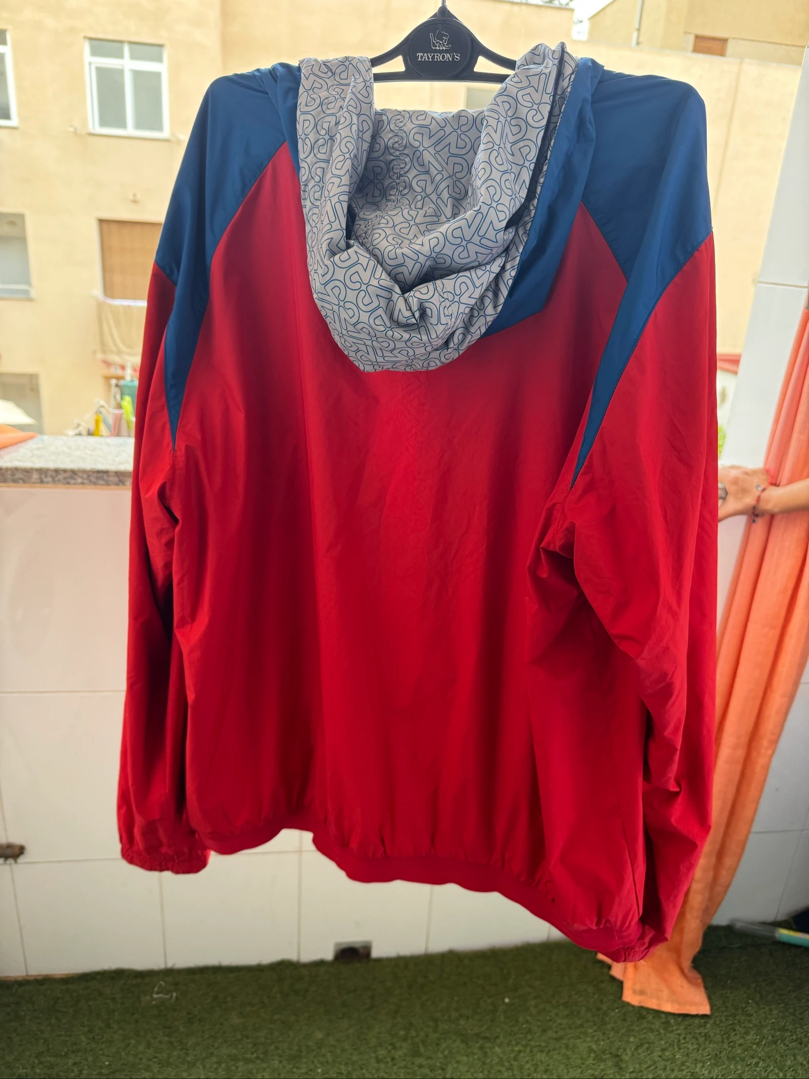 Jaqueta cortavento Nike reversível vintage tamanho G Athletic Dept retro – photo 9